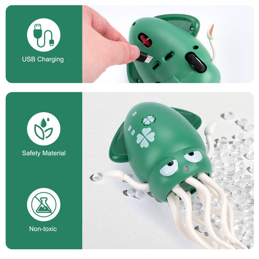 Electronic Dancing Squid Toy, Simulated Music Octopus Toy, Dancing Jellyfish Squid Toy