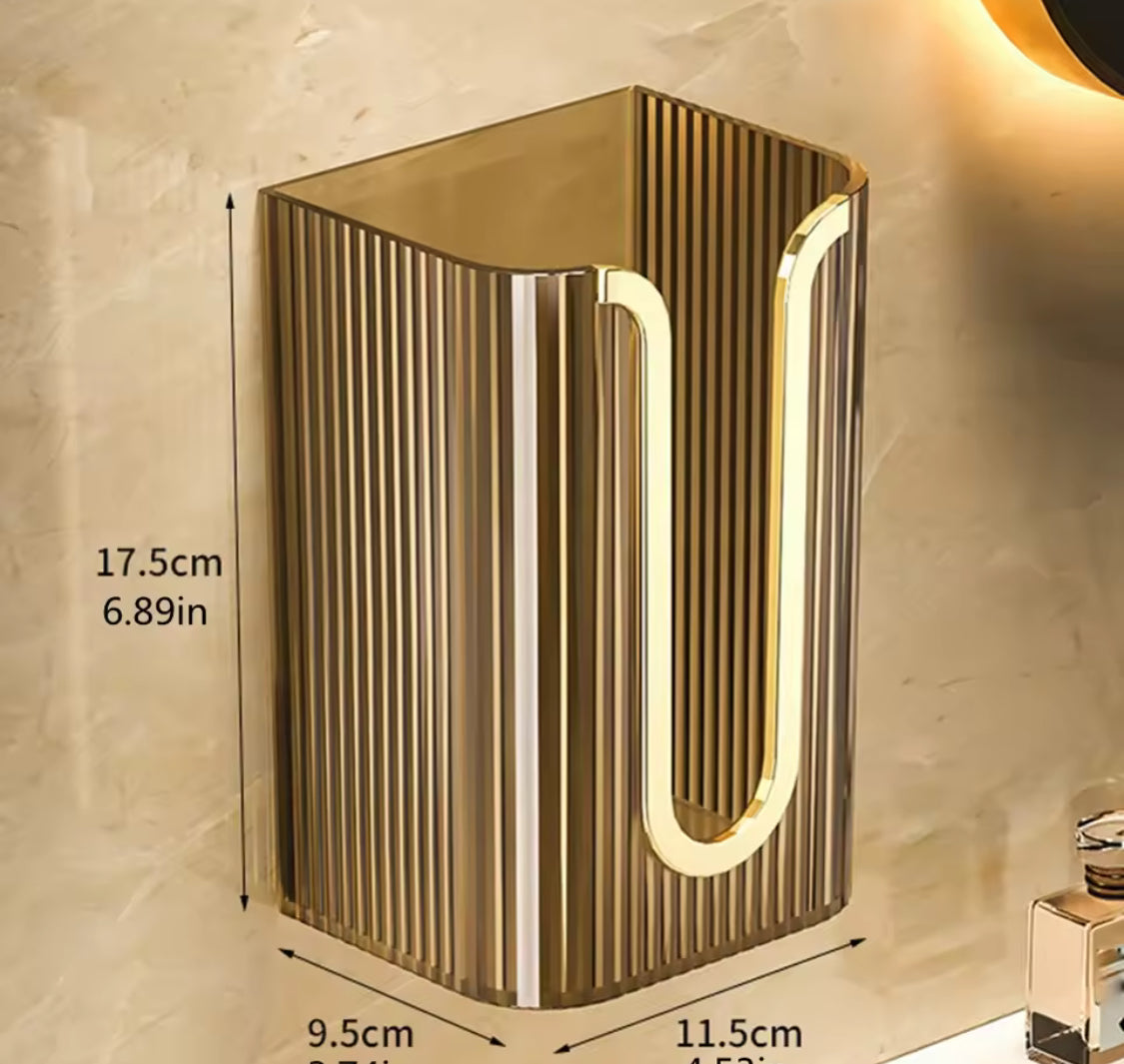 U Shape Transparent Tissue Box, Wall Mounted Acrylic Transparent Tissue Box, Table Napkin Holder, Bathroom Tissue Paper Dispenser