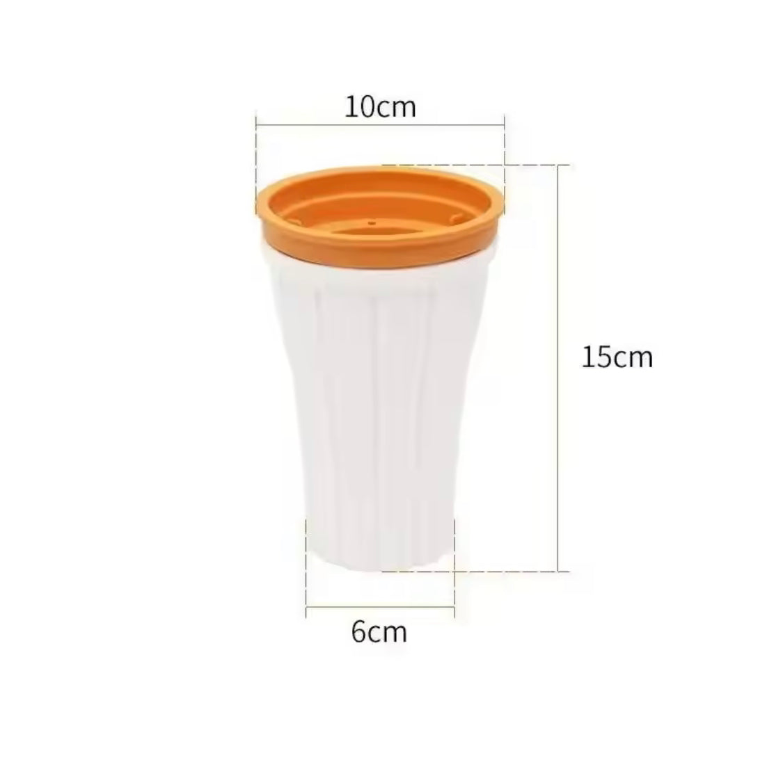 Silicone Frozen Dessert Cup, Homemade Frozen Treat Cup, Frozen Ice Crusher Cup, Reusable Freeze And Squeeze Ice Cream Tumbler
