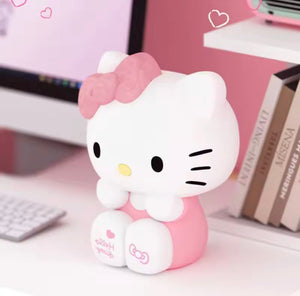 Cute Silicone Hello Kitty Lamp, Kawai Hello Kitty Light, Hello Kitty Cute Bedside Lamp