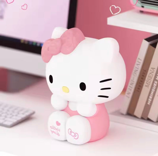Cute Silicone Hello Kitty Lamp, Kawai Hello Kitty Light, Hello Kitty Cute Bedside Lamp