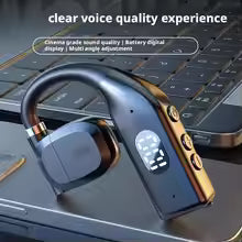 1-2 Ohrhörer Drahtlose Bluetooth 5.4 Kopfhörer Gaming Sports Headset HiFi Stereo Geräuschreduzierung Übertragen Ohrhörer mit Mik