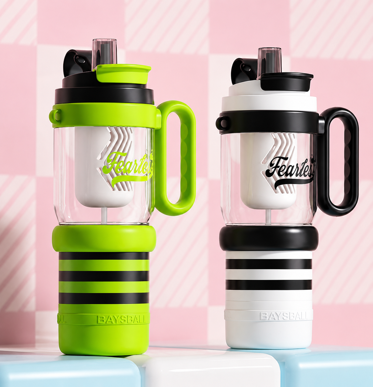 4 In 1 Water Bottle, Portable Sports Water Bottle With Handle, Foldable Outdoor Drinking Bottle, Leakproof Straw Bottle With Handle
