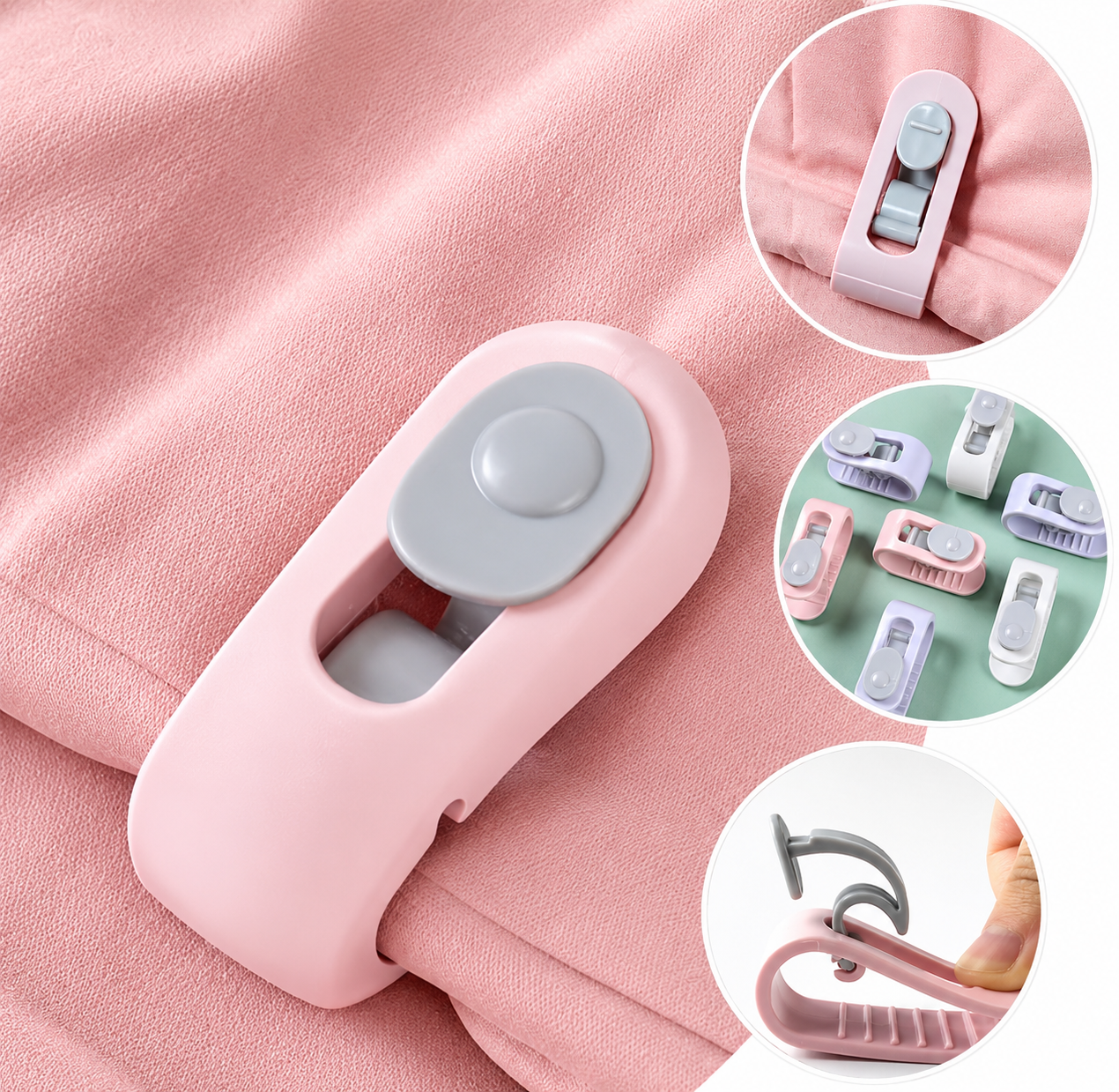 Set of 10 Anti Slip Bed Clips, Adjustable Bedding Holder Clips. Comfort Bed Sheet Clips, Bed Sheet Securing Clips