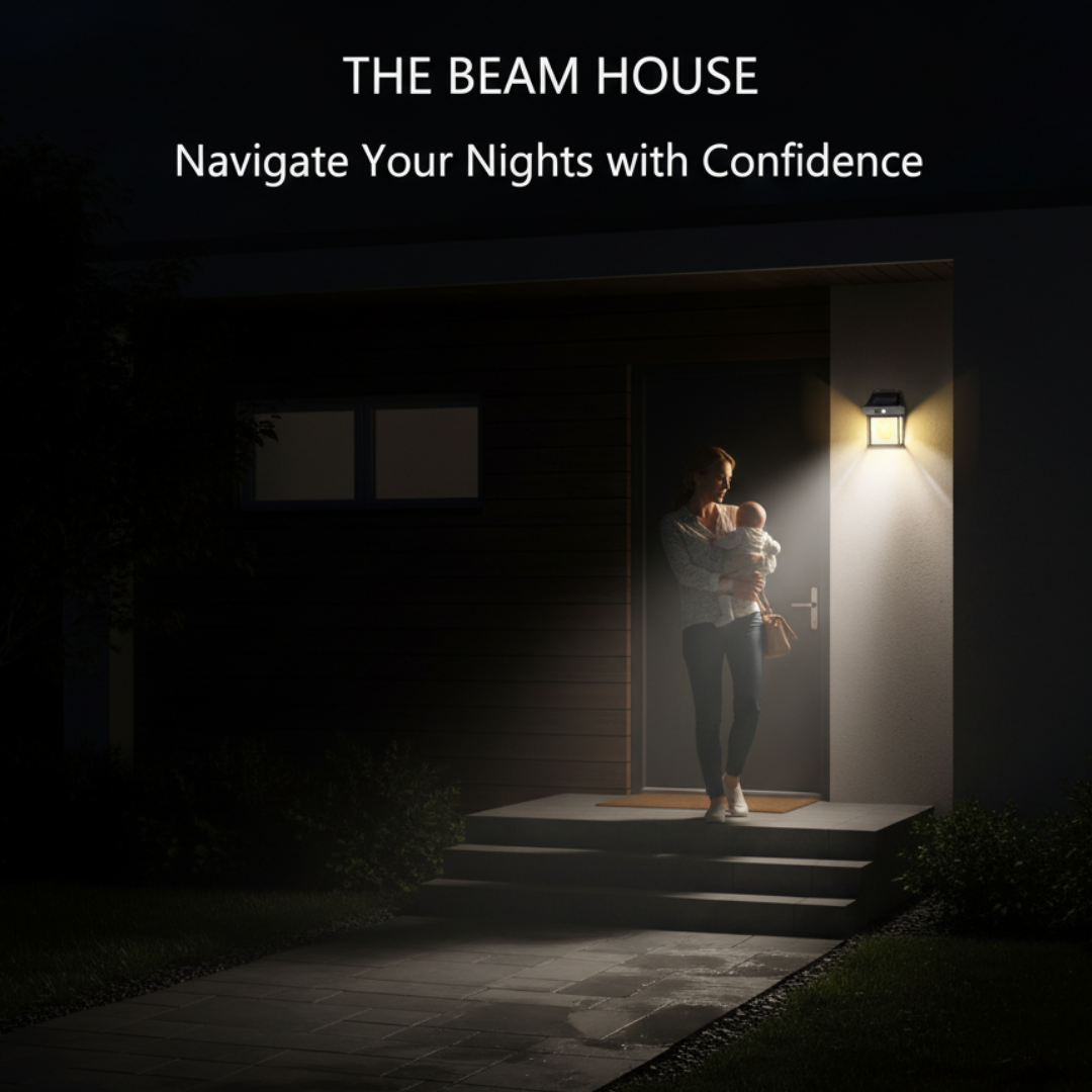 LED Solar Wall Lamp | Outdoor Security | Zero Electricty Cost