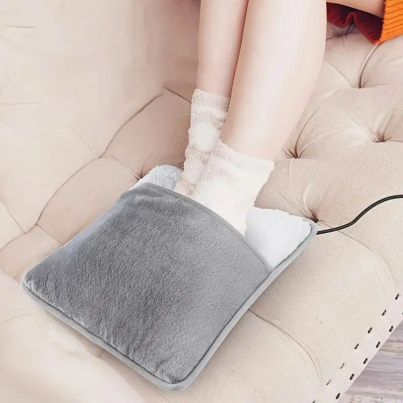 USB Powered Soft Plush Washable Foot Warmer, Household Foot Warmer, Washable Foot Heating Pad