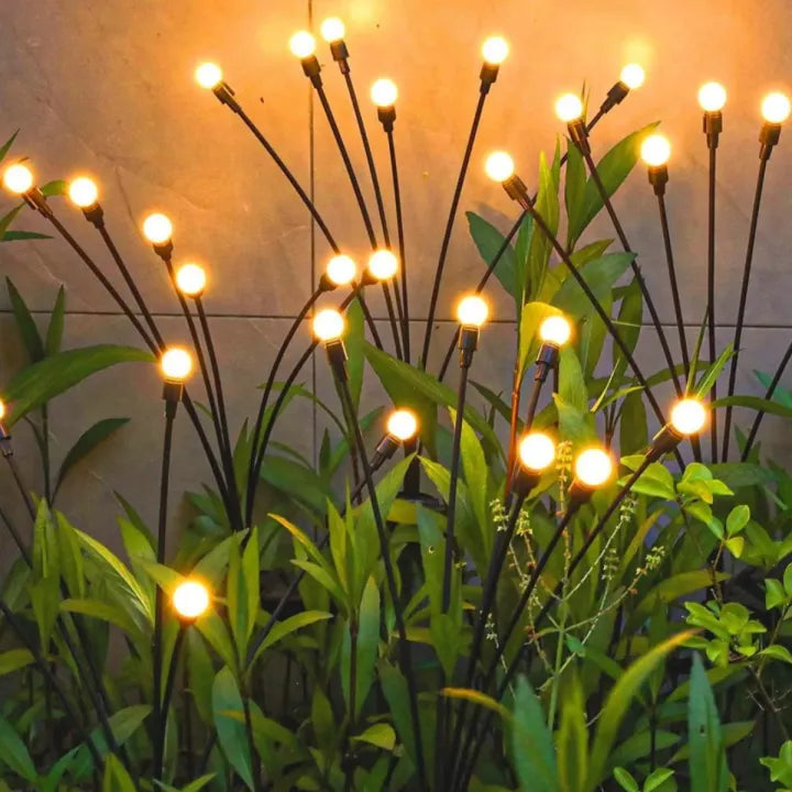Led Solar Firefly Lights, Outdoor Garden Lawn Lights, Waterproof Swaying Light, Party Decorations Solar Lamp