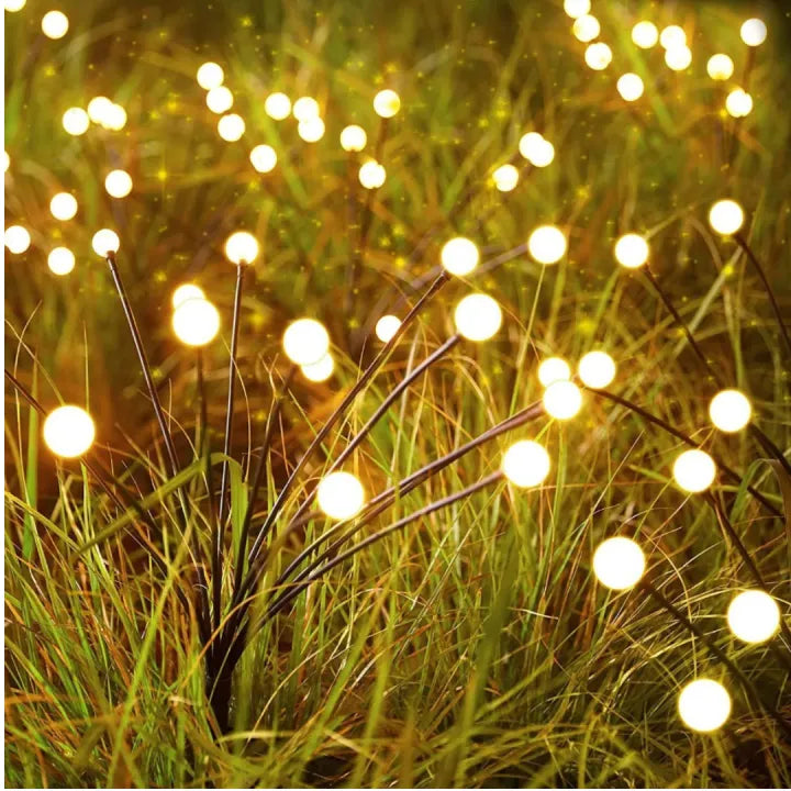 Led Solar Firefly Lights, Outdoor Garden Lawn Lights, Waterproof Swaying Light, Party Decorations Solar Lamp