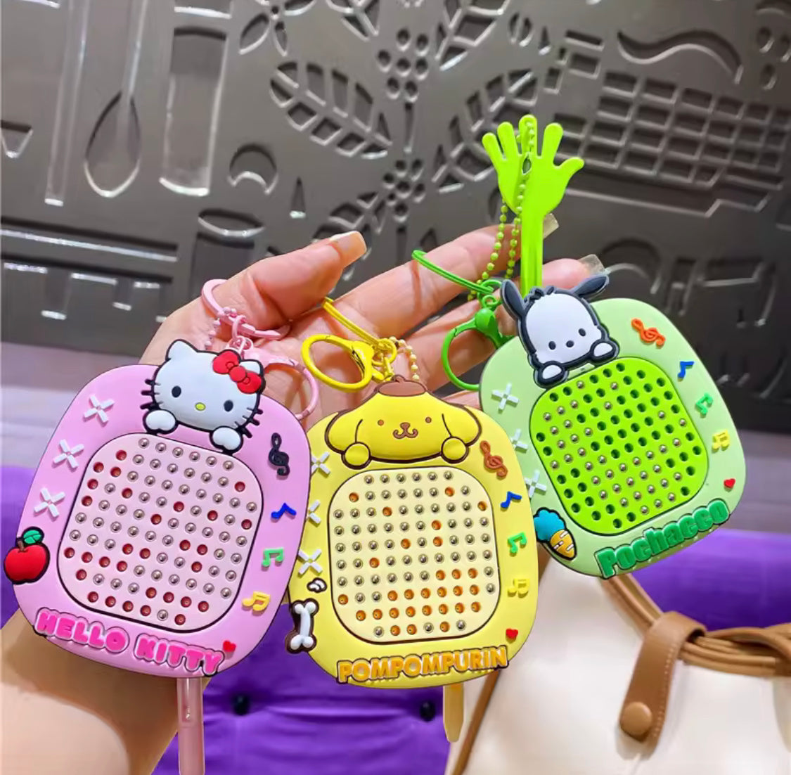 Magnetic Steel Pad Keychain, Kids Stress Relief Educational Toy, Portable Doodle Board