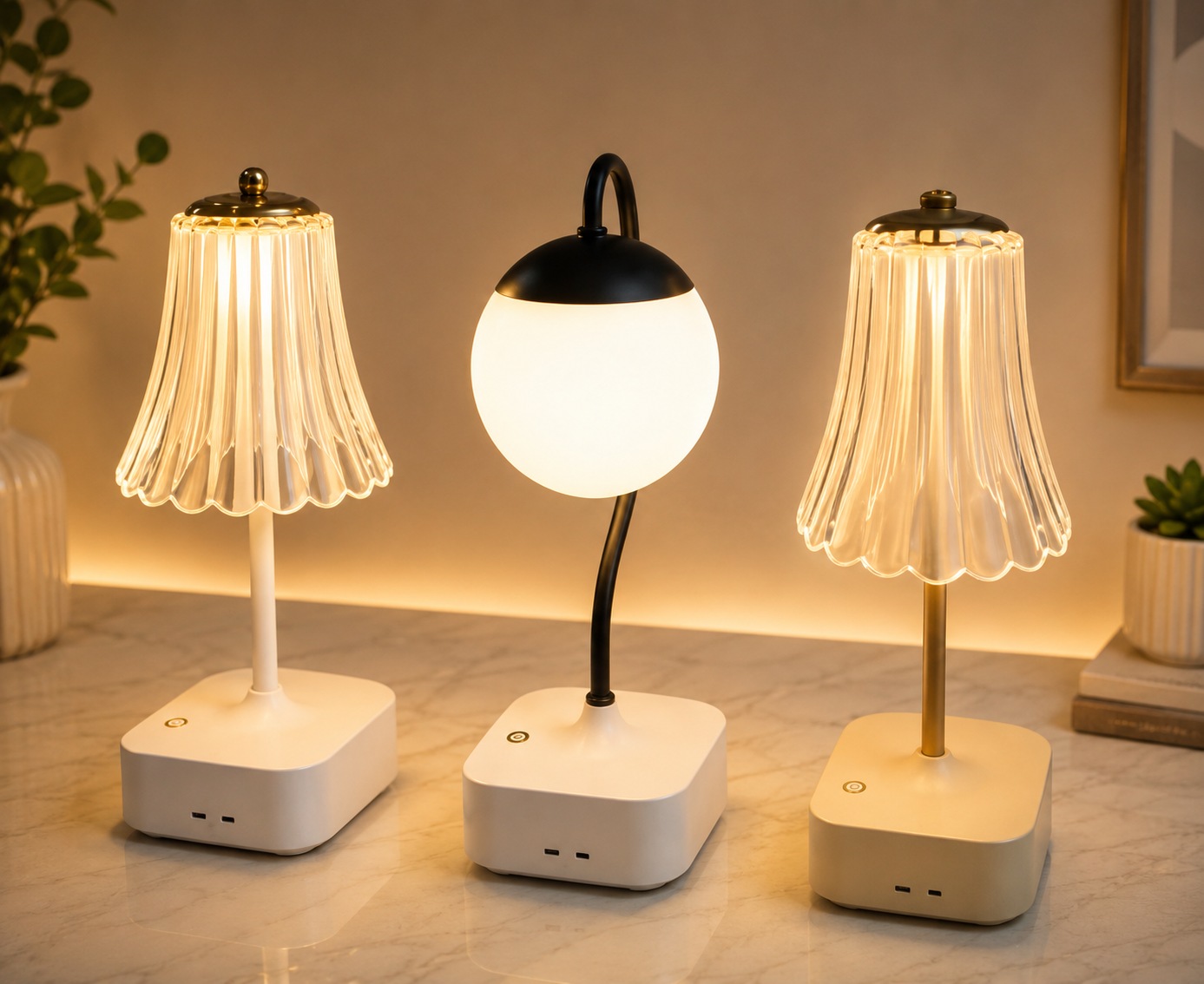 Crystal LED Music Lamp With Bluetooth Speaker, Bluetooth LED Mood Lamp With Touch Control, Rechargeable Diamond Table Lamp With Wireless Speaker