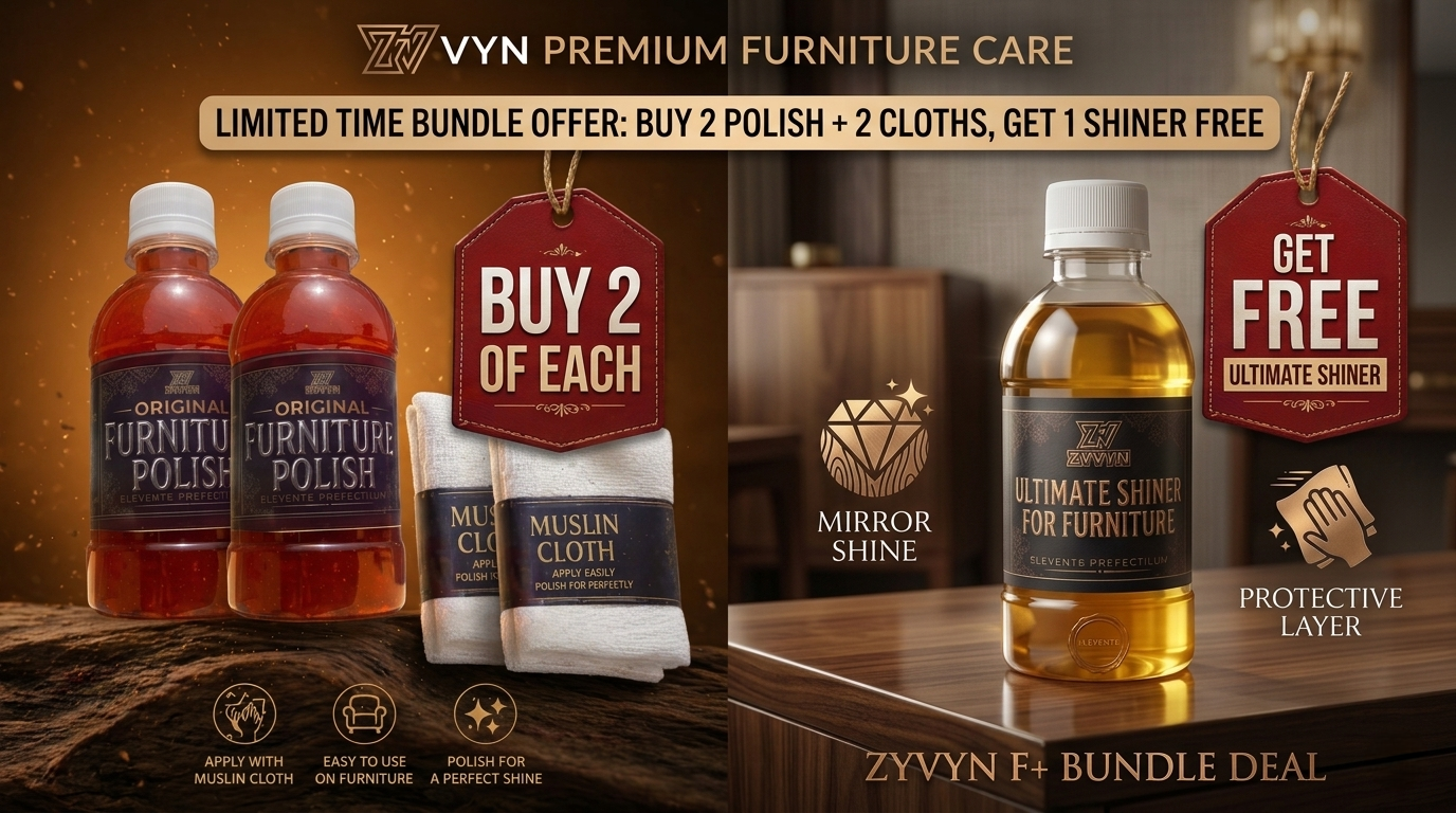 Premium Wood Furniture Polish – Deep Shine & Protection