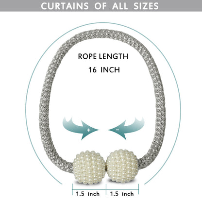 Magnetic Pearl Curtain Tiebacks (Free Shipping🚚)
