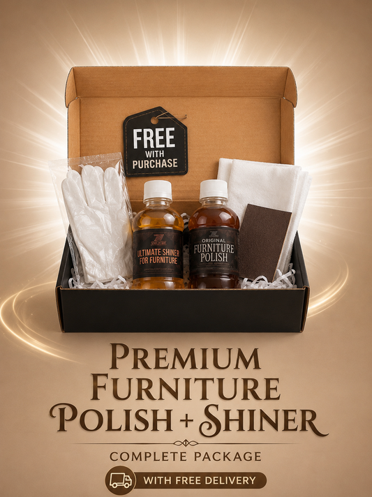 3-in-1 Premium Furniture Polish & Shiner Kit