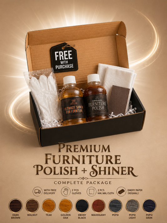 3-in-1 Premium Furniture Polish & Shiner Kit