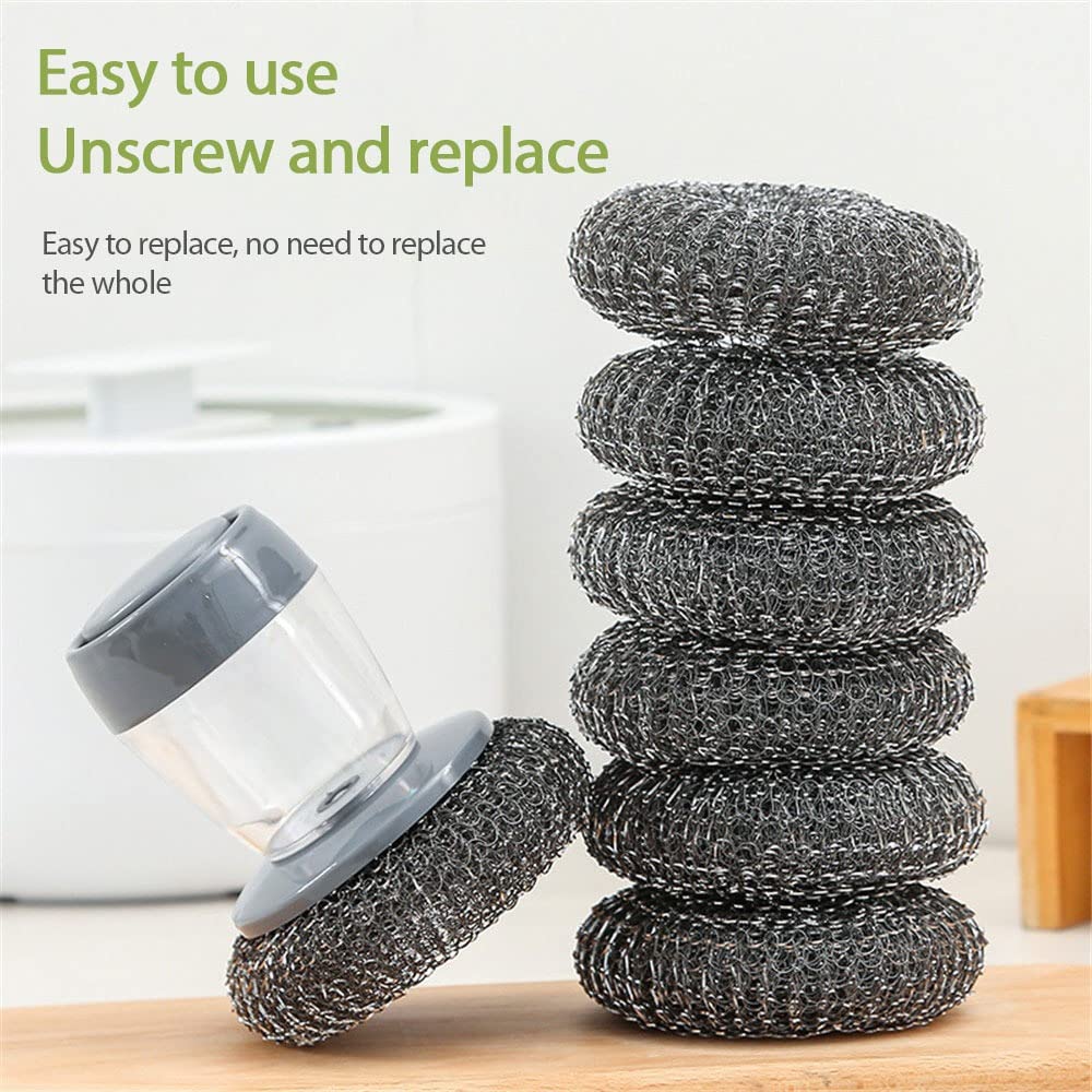 Brush Scrubber with Soap Dispenser