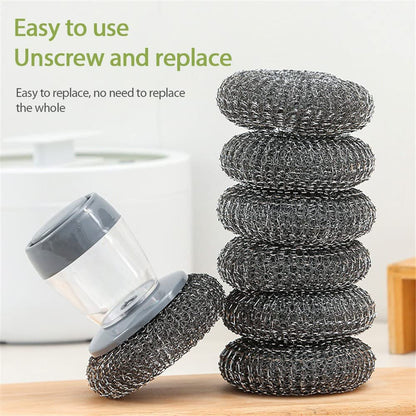 Brush Scrubber with Soap Dispenser