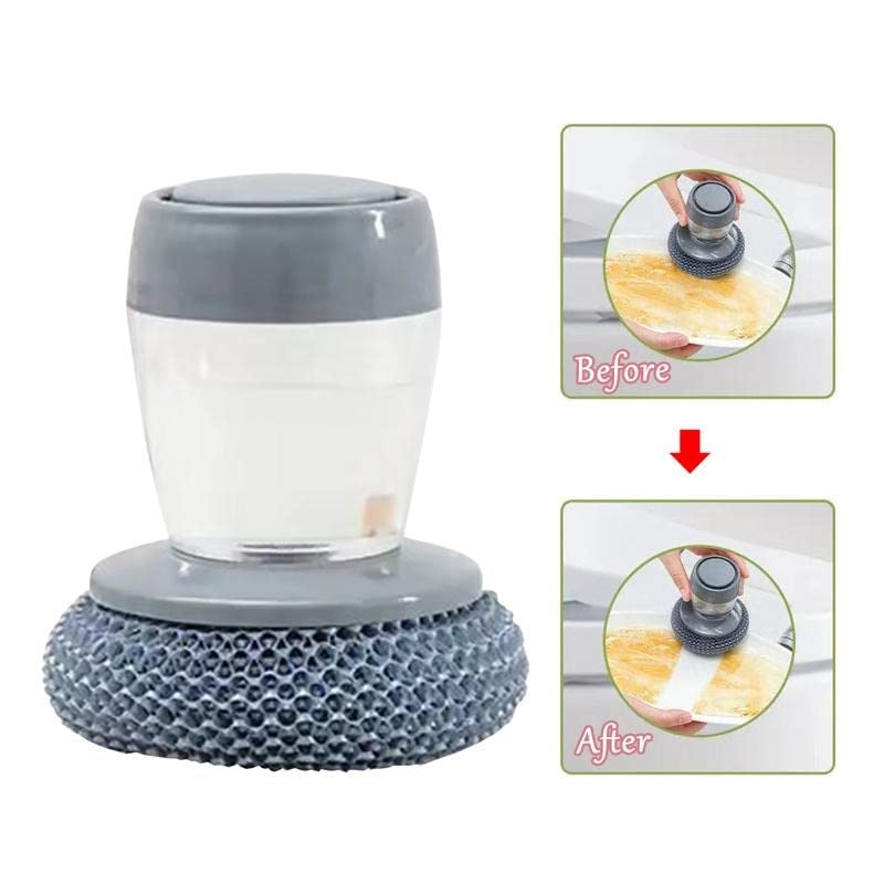 Brush Scrubber with Soap Dispenser