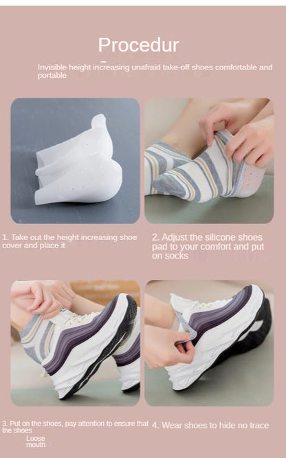 Height Increasing Silicone Heel Pair (FREE SHIPPING)