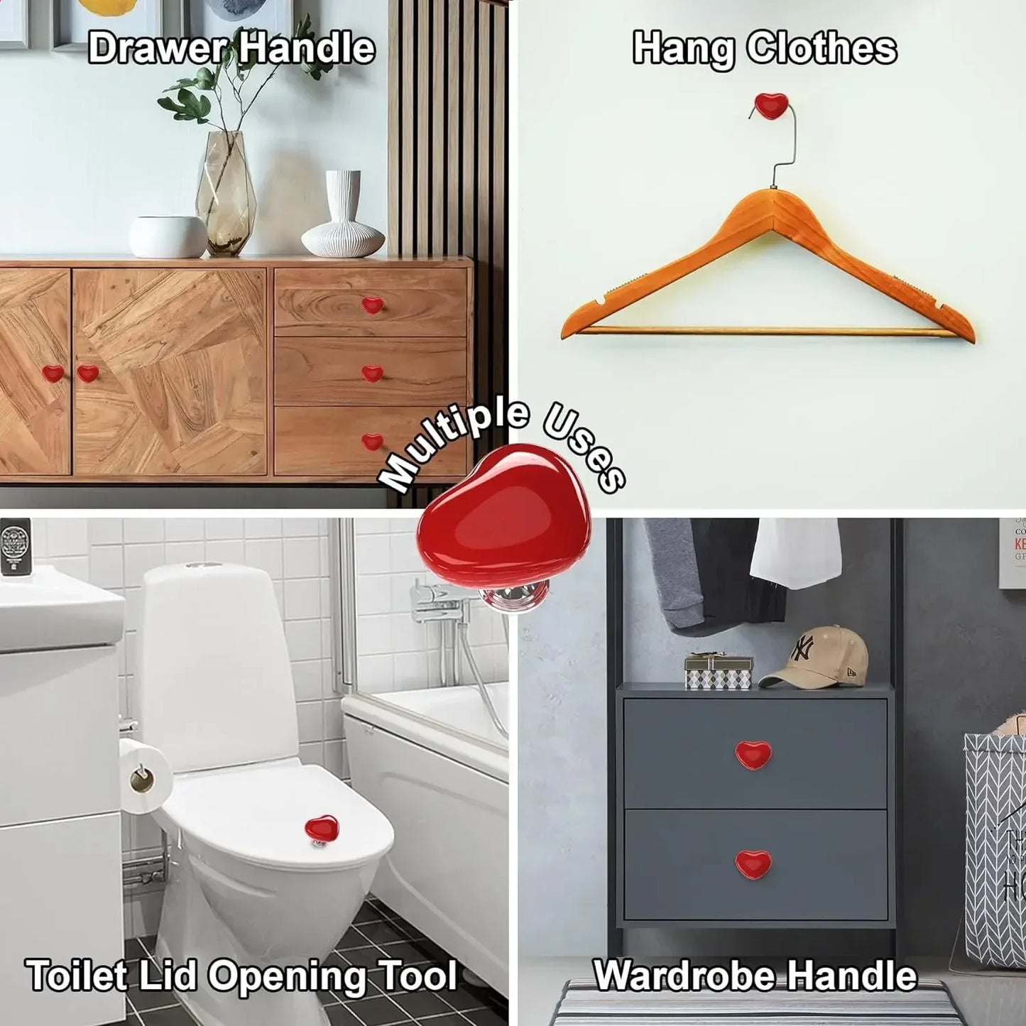 Heart Shaped Toilet Press (PACK OF 10)