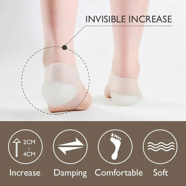 Height Increasing Silicone Heel Pair (FREE SHIPPING)