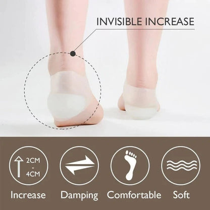 Height Increasing Silicone Heel Pair (FREE SHIPPING)