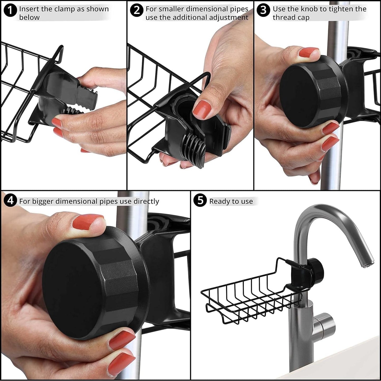 Sink Sponge Holder - Faucet Rack