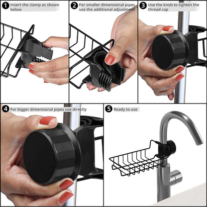 Sink Sponge Holder - Faucet Rack
