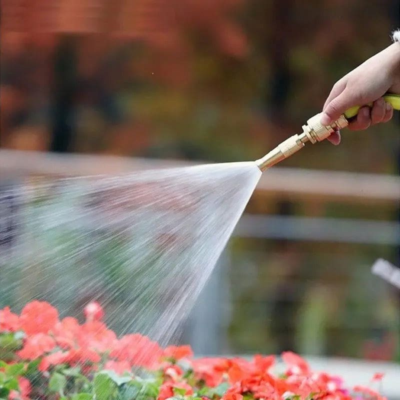 Spray Nozzle Water Gun, High Pressure Direct Spray Sprinkler Quick Connector, Adjustable Pressure Washer, Washing Tap Connector, Jet Water Gun, Garden Water Spray Nozzle